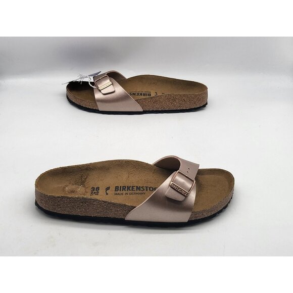Birkenstock Madrid Big Buckle Shoes Womens Size 38 Slide Sandals Made in Germany - Picture 4 of 10